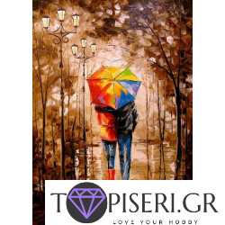 Painting By Numbers Walk In The Rain 2