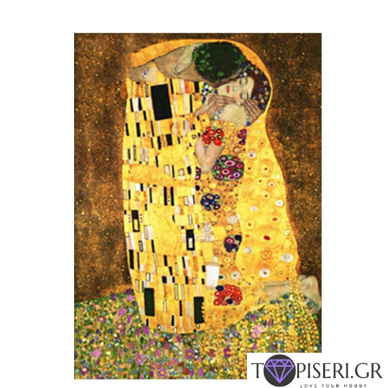 Painting By Numbers The Kiss By Gustav Klimt - Tapiseri.GR