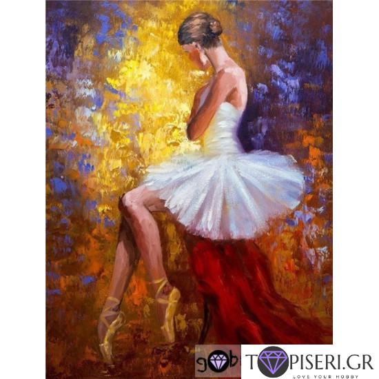 Painting By Numbers Ballerina 10 - Tapiseri.GR
