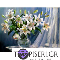 Painting By Numbers Flowers On The Window 2