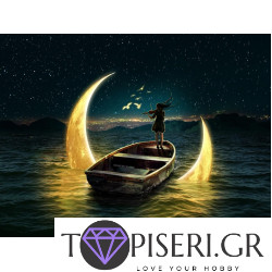 Ζωγραφική με αριθμούς Βιολίστας στην παραλία