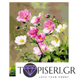 Painting By Numbers Polish Flowers
