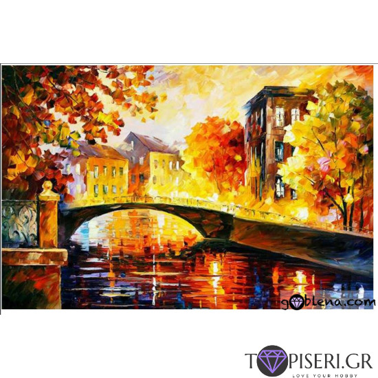 ECO Diamond Painting Golden Bridge - Tapiseri.GR