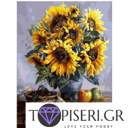 ECO Diamond Painting Still Life With Sunflowers 2