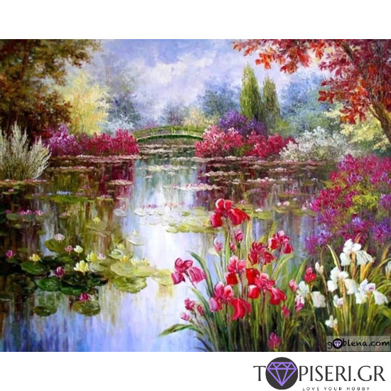 Diamond Painting Lilies Lake - Tapiseri.GR