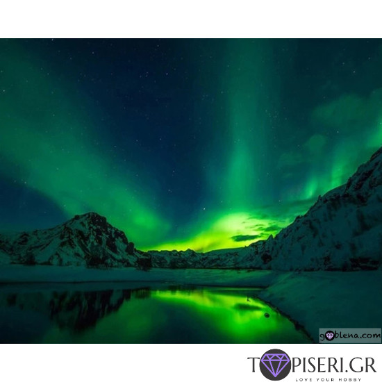 Diamond Painting Aurora Borealis 3 - Tapiseri.GR