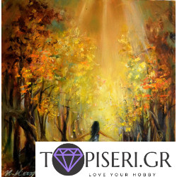 ECO Diamond Painting Autumn Play After The Painting By Yovka Mechkarova