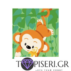 Painting By Numbers For Kids Cute Monkey 2