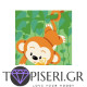 Painting By Numbers For Kids Cute Monkey 2 - Tapiseri.GR Painting By Numbers For Kids Cute Monkey 2 - Tapiseri.GR