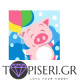 Painting By Numbers For Kids Cute Piggy 2 - Tapiseri.GR