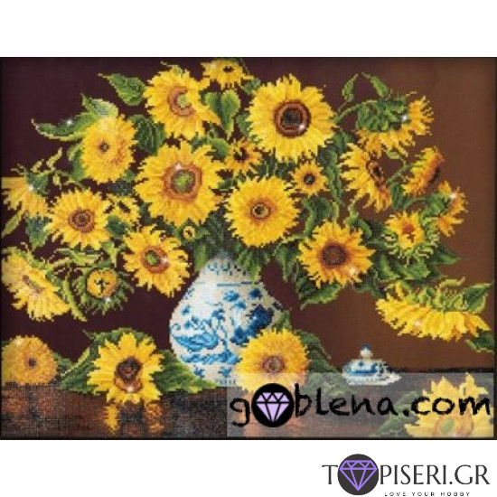 ECO Diamond Painting Still Life With Vase With Sunflowers - Tapiseri.GR