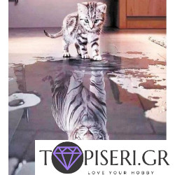 Premium Diamond Painting + Ab Kitty