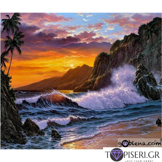 Premium Diamond Painting + Ab Sea Landscape - Tapiseri.GR