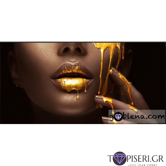 Painting By Numbers Woman In Black And Gold 20 - Tapiseri.GR Painting By Numbers Woman In Black And Gold 20 - Tapiseri.GR