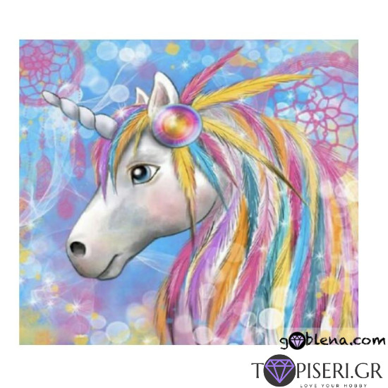 Crystal Diamond Painting Colorful Unicorn - Tapiseri.GR Crystal Diamond Painting Colorful Unicorn - Tapiseri.GR