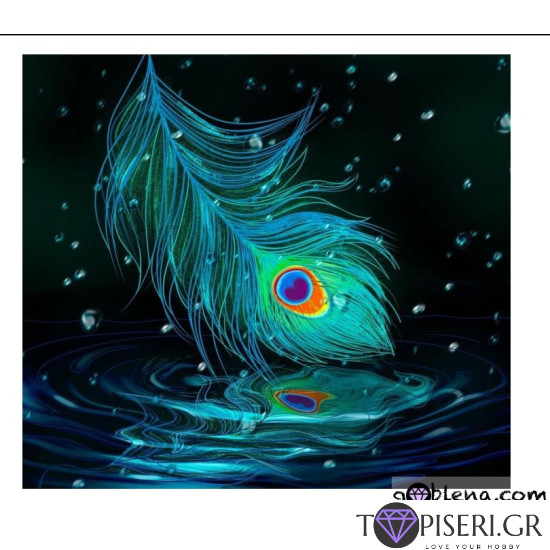 Crystal Diamond Painting Crystal Feather - Tapiseri.GR Crystal Diamond Painting Crystal Feather - Tapiseri.GR