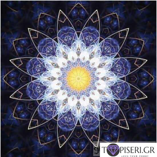 Διαμαντένιο ψηφιδωτό με λαμπερές πέτρες Mandala - Tapiseri.GR Διαμαντένιο ψηφιδωτό με λαμπερές πέτρες Mandala - Tapiseri.GR
