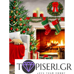 Painting By Numbers Christmas Coziness 6