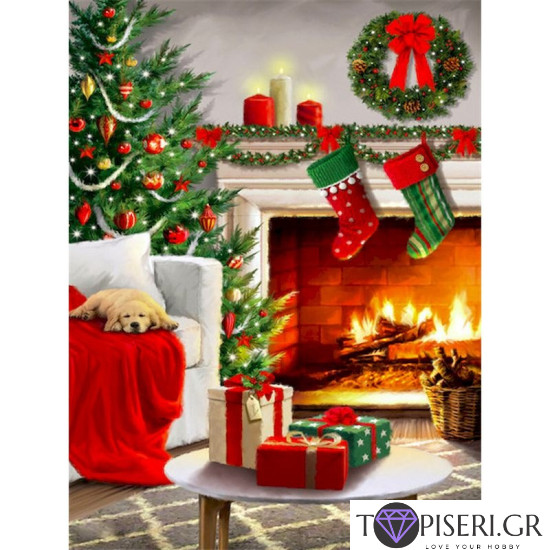 Painting By Numbers Christmas Coziness 6 - Tapiseri.GR Painting By Numbers Christmas Coziness 6 - Tapiseri.GR