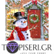 Painting By Numbers Smiley Snowman - Tapiseri.GR