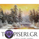 Painting By Numbers Stream In Winter - Tapiseri.GR