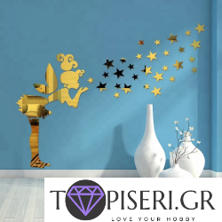 Mirrored 3D Wall Sticker Fairy