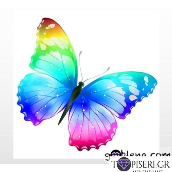 Diamond Painting With Luminous Stones Butterfly 2 - Tapiseri.GR Diamond Painting With Luminous Stones Butterfly 2 - Tapiseri.GR