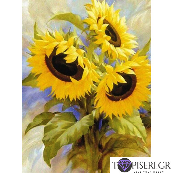 Diamond Painting Sunflowers 7 - Tapiseri.GR