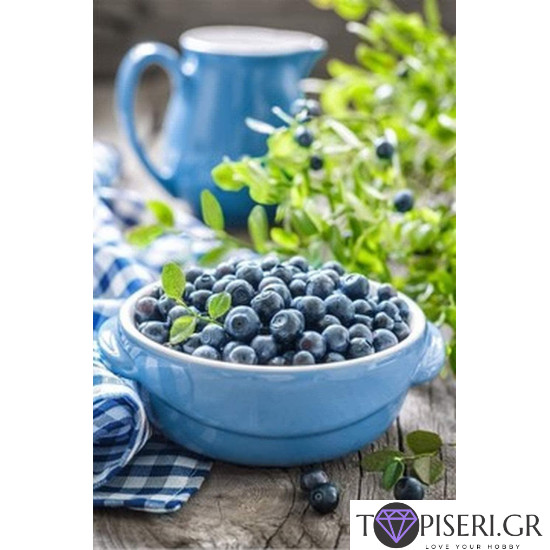 Diamond Painting Still Life With Blueberries - Tapiseri.GR