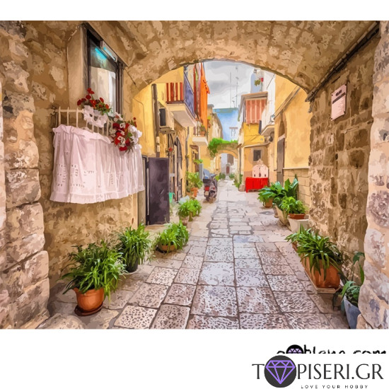 Διαμαντένιο ψηφιδωτό Ιταλικό δρομάκι - Tapiseri.GR