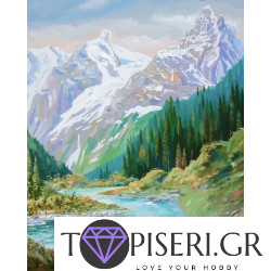 Diamond Painting Mountain View 2