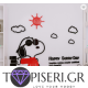 3D Wall Sticker Dog With Glasses - Tapiseri.GR