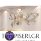 Mirror 3D Wall Sticker Three Big Flowers - Tapiseri.GR Mirror 3D Wall Sticker Three Big Flowers - Tapiseri.GR