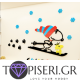3D αυτοκόλλητο τοίχου Σκύλος σκιέρ - Tapiseri.GR