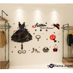 3D αυτοκόλλητο τοίχου Fashion 3D αυτοκόλλητο τοίχου Fashion