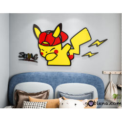 3D αυτοκόλλητο τοίχου Pokemon 1