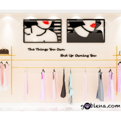 3D αυτοκόλλητο τοίχου Fashion 3 3D αυτοκόλλητο τοίχου Fashion 3