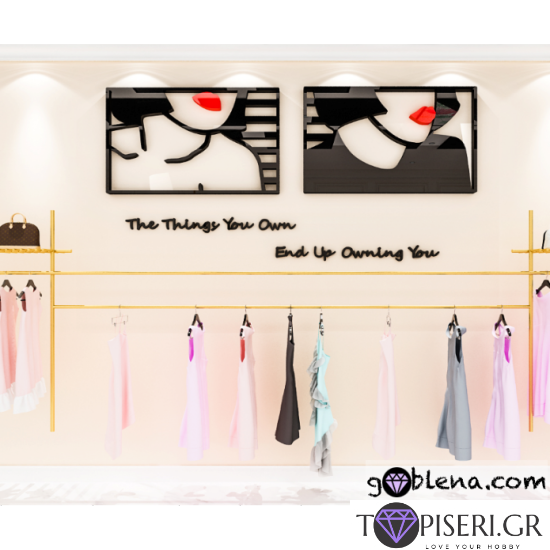 3D αυτοκόλλητο τοίχου Fashion 3 - Tapiseri.GR 3D αυτοκόλλητο τοίχου Fashion 3 - Tapiseri.GR