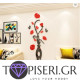 3D Wall Sticker Vase With Butterflies - Tapiseri.GR