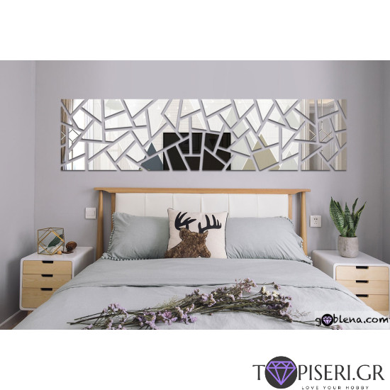 Mirror Wall Sticker Mosaic - Tapiseri.GR Mirror Wall Sticker Mosaic - Tapiseri.GR