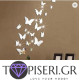 Mirror Wall Sticker Butterflies - Tapiseri.GR Mirror Wall Sticker Butterflies - Tapiseri.GR