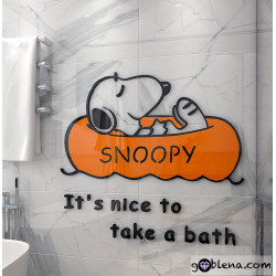 Παιδικό 3D αυτοκόλλητο τοίχου SNOOPY