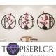 3D Wall Sticker Vases With Flowers - Tapiseri.GR