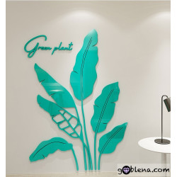 3D αυτοκόλλητο τοίχου Green plant 3D αυτοκόλλητο τοίχου Green plant