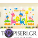 Kids 3D Wall Sticker Happy Giraffe - Tapiseri.GR