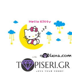Παιδικό 3D αυτοκόλλητο τοίχου Hello Kitty 14