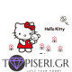 Kids 3D Wall Sticker Hello Kitty 4 - Tapiseri.GR