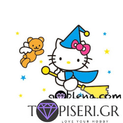 Παιδικό 3D αυτοκόλλητο τοίχου Hello Kitty 10