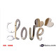 3D αυτοκόλλητο τοίχου Love 2