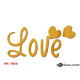3D αυτοκόλλητο τοίχου Love 2